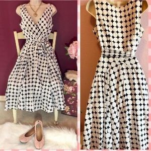 Lapis Polka Dot Dress